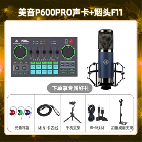 美音P600pro-烟头F11套装