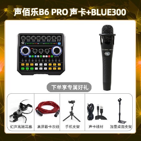 声佰乐B6pro-Blue300套装