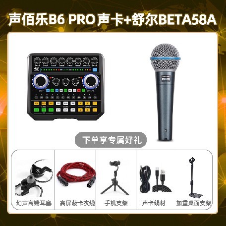 声佰乐B6pro-舒尔Beta58A套装