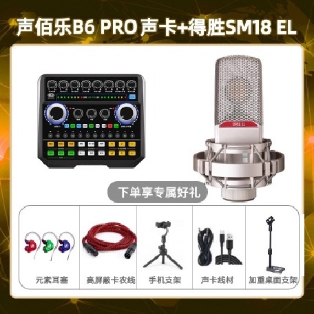 声佰乐B6pro-得胜SM18-el套装