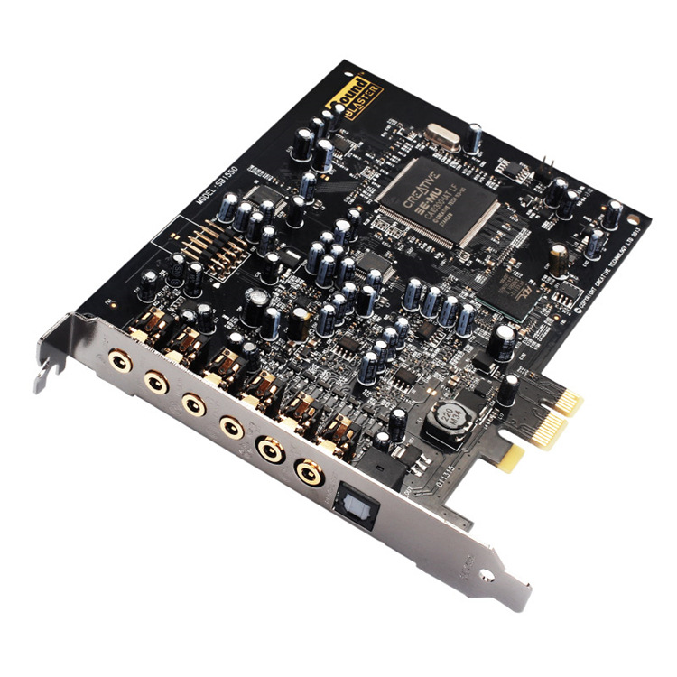 创新7.1 A5内置声卡PCI-E卡槽