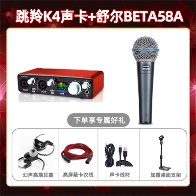 跳羚K4-舒尔beta58A套装