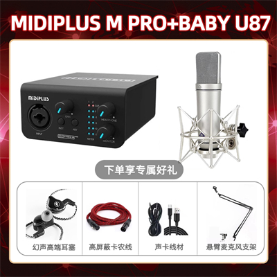 Midiplus M Pro-Baby指向U87套装