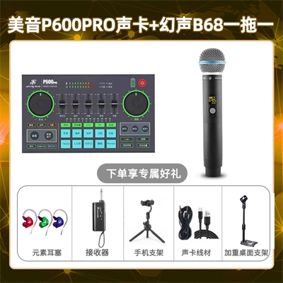 美音P600pro-幻声B68单只套装