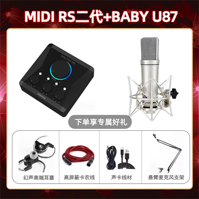 Midiplus RS二代-Baby指向U87套装