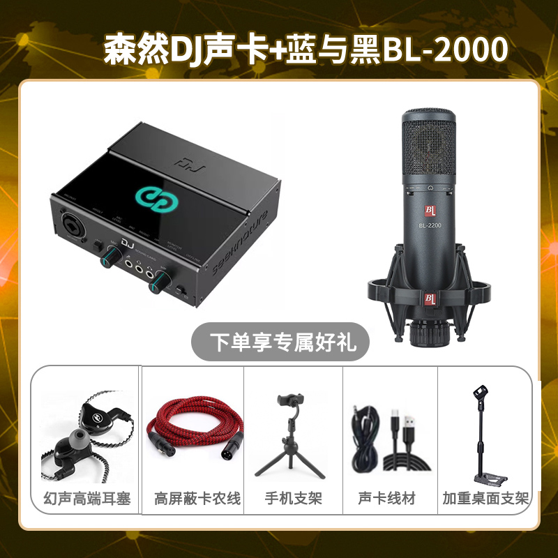 森然DJ-蓝与黑BL-2200套装