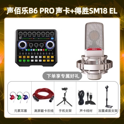 声佰乐B6pro-得胜SM18-el套装